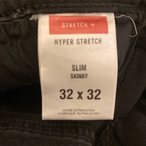 Express Mens Black Slim fit Jeans - Picture 5 of 5